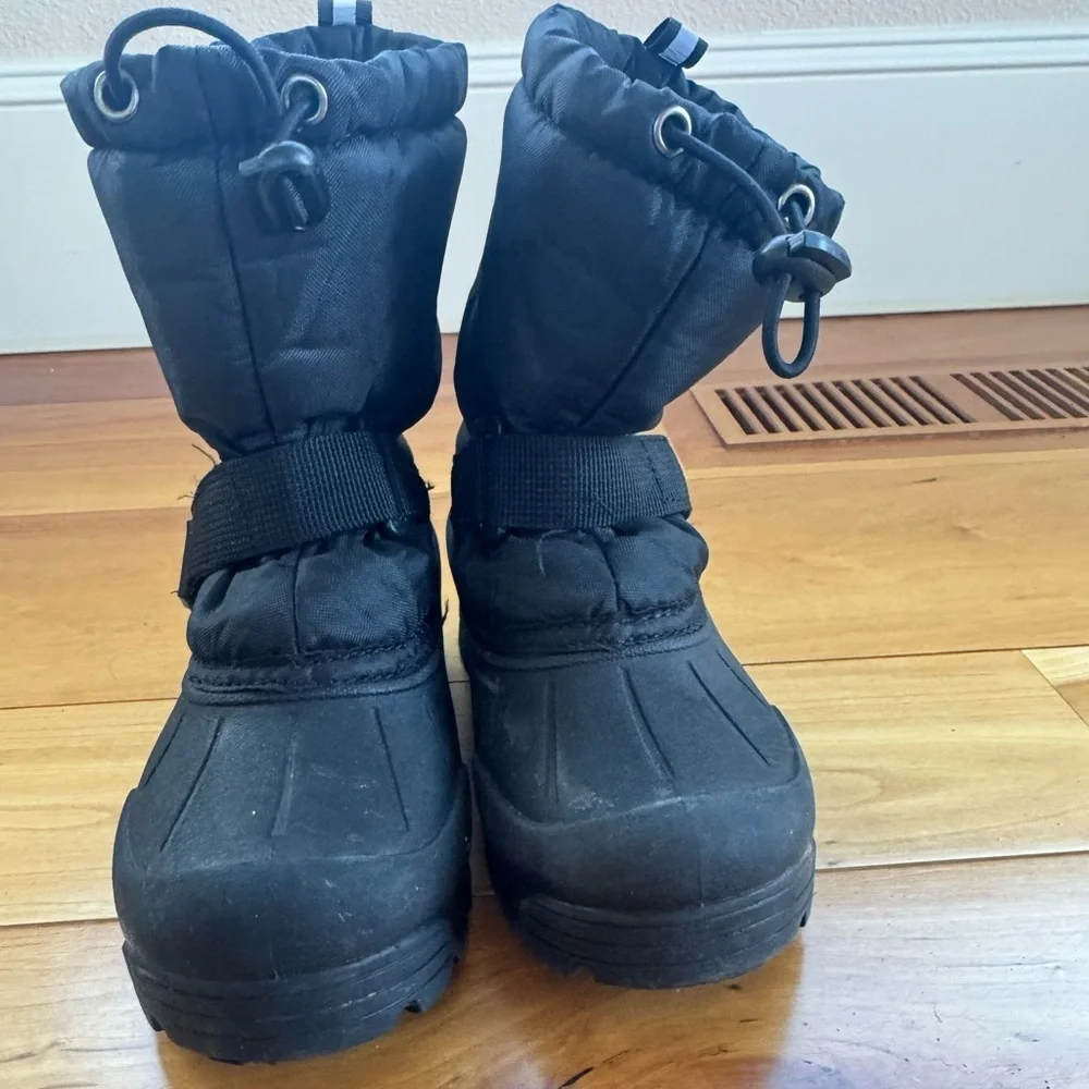 Northside Black Kids Snow Boots Thermolites